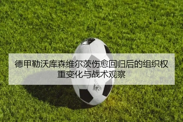 德甲勒沃库森维尔茨伤愈回归后的组织权重变化与战术观察